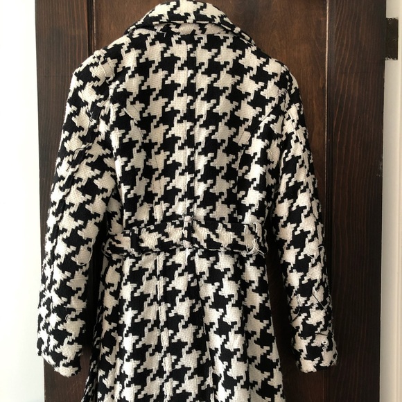 **SOLD Longline houndstooth jacket - Picture 6 of 14